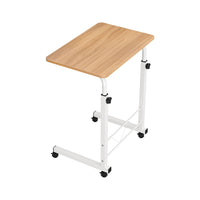 Laptop Desk Table Adjustable 60CM Light Wood