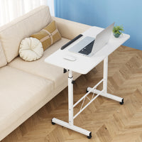 Laptop Desk Table Adjustable 80CM White