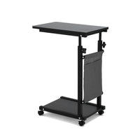 Artiss Laptop Desk Height Adjustable Mobile Workstation Computer Desks 48CM Black