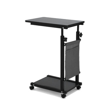 Artiss Laptop Desk Height Adjustable Mobile Workstation Computer Desks 48CM Black