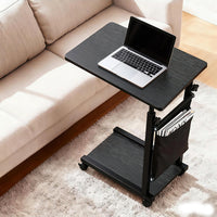 Artiss Laptop Desk Height Adjustable Mobile Workstation Computer Desks 48CM Black