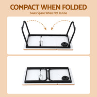 Artiss Laptop Desk Bed Table Foldable Portable Desktop Oak