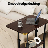 Artiss Laptop Desk Height Adjustable Mobile Workstation Computer Desks 60CM