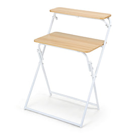 Artiss Laptop Desk Computer Foldable Study Desk Home Office Oak