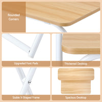 Artiss Laptop Desk Computer Foldable Study Desk Home Office Oak