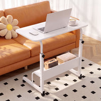 Artiss Laptop Desk Portable Sit Stand Desks Height Adjustable Workstation 80CM White