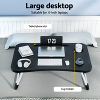 Laptop Desk Table Foldable Stand Lap Tray Sofa Bed Portable Adjustable Desks