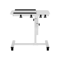 Artiss Laptop Desk Table Fan Cooling White 60CM