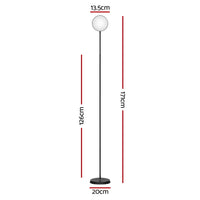 Artiss LED Floor Lamp Remote Adjustable Light Stand Home Living Room Reading