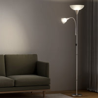 Floor Lamp Mother and Child Modern Home Living Room Office Reading Silver