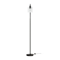 Floor Lamp Light Stand Modern Home Living Room Office Reading Glass Shade Black