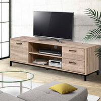 TV Cabinet Entertainment Unit 132cm Pine Tania