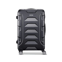 Wanderlite 28 Inch Luggage with TSA Lock Spinner Travel Suitcase Carry On Hard Shell Luggage Case Black