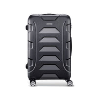 Wanderlite 28 Inch Luggage with TSA Lock Spinner Travel Suitcase Carry On Hard Shell Luggage Case Black