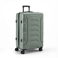 Wanderlite 3pcs Luggage Suitcase Set Trolley Travel TSA Lightweight Hard Case Grey Green