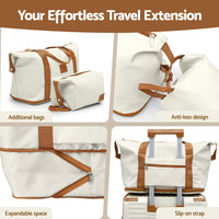 Wanderlite 5pcs Luggage Suitcase Set Trolley Travel TSA Lightweight Hard Case