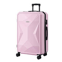 Wanderlite 28" Luggage Suitcase Trolley Travel Lightweight TSA Hardshell Pink