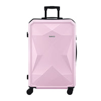 Wanderlite 28" Luggage Suitcase Trolley Travel Lightweight TSA Hardshell Pink