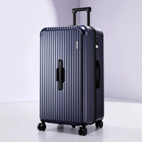 Wanderlite 32" Trunk Luggage Suitcase Travel TSA Type-C 5 Wheels Deep Indigo