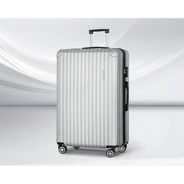 Wanderlite 28-inch Luggage Set with TSA Lock�ABS Hard Shell Travel Suitcase Organiser Luggage Case Light Grey