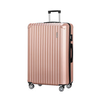 Wanderlite 28'' Luggage Travel Suitcase Set TSA Carry On Hard Case Rose Gold