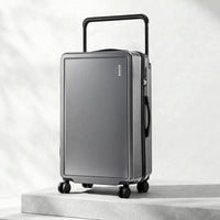 Wanderlite 28" Wide Handle Luggage Suitcase Travel TSA Lock Anthracite Grey