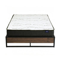 Giselle Double Mattress 16cm and Artiss Metal Bed Frame Set for Guest Rooms Studios