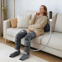 Livemor Leg Foot Massager Air Compression With Back Neck Massager Heat