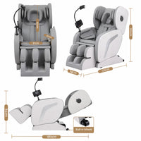 Livemor Full Body Massage Chair VEGA, Foot Roller, Waist & Calf Heat, Recliner, Airbags Compression