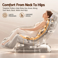 Livemor Full Body Massage Chair VEGA, Foot Roller, Waist & Calf Heat, Recliner, Airbags Compression