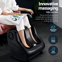 Livemor Full Back Massage Seat Cushion Heating With 360° Foot Massagers