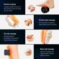 Livemor Full Back Massage Seat Cushion Heating With 360° Foot Massagers