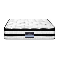 Giselle Bedding 34cm Mattress Euro Top Pocket Spring Double