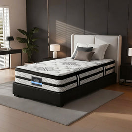 Giselle Bedding 34cm Mattress Euro Top Pocket Spring King Single