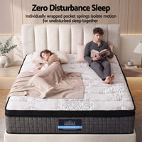 Giselle Bedding 34cm Mattress 9 Zone Latex Foam King