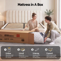 Giselle Bedding 34cm Mattress 9 Zone Latex Foam King