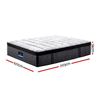 Giselle Bedding 34cm Mattress 9 Zone Latex Foam King Single