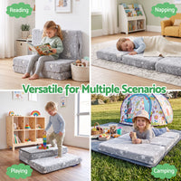 Giselle Bedding Foldable Cot Mattress for Travel Cot, Glow-in-Dark Cover