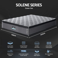 Bed Mattress Giselle 34cm Queen