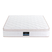 Giselle 30cm Double Spring Mattress Tencel Cover 5-Zone Firm Back Support