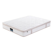 Giselle 30cm King Spring Mattress Tencel Cover 5-Zone Firm Back Support