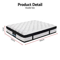 Giselle Bedding 31cm Mattress Euro Top Double