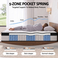 Giselle Bedding 31cm Mattress Euro Top Double