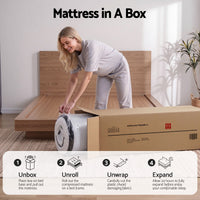 Giselle Bedding 31cm Mattress Euro Top Double