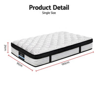 Giselle Bedding 31cm Mattress Euro Top Single