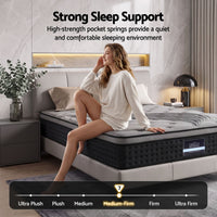 Giselle Bedding 34cm Mattress Bamboo Cover Double