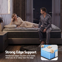 Giselle Bedding 34cm Mattress Bamboo Cover King Single