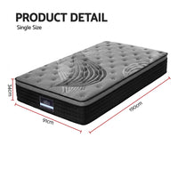 Giselle Bedding 34cm Mattress Bamboo Cover Single