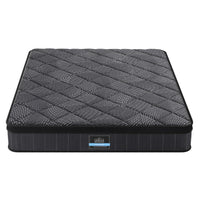 Giselle Bedding Queen Mattress 25cm Pocket Spring Latex Euro Top Medium Firm Bed