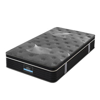 Giselle Bedding King Single Mattress 35cm Euro Top with Graphene Cooling Comfort Medium Firm